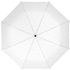 21" Wali-sateenvarjo, taitettava, automaattisesti avautuva, valkoinen lisäkuva 3